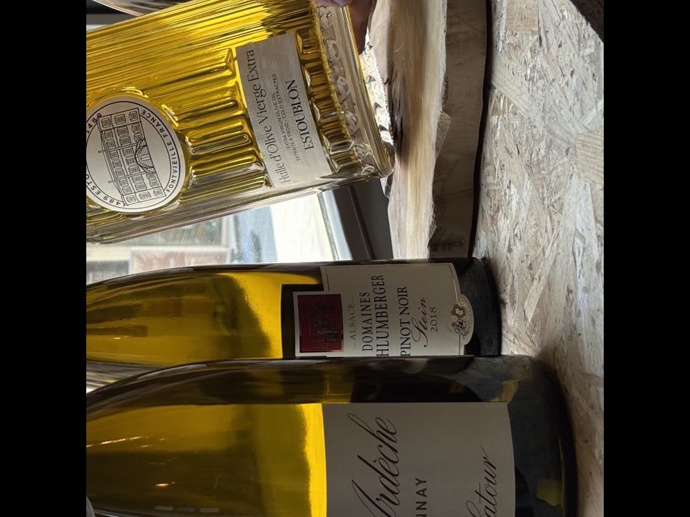 Sélection de vins et huile d'olive d'exception au Comptoir Brut, Metz